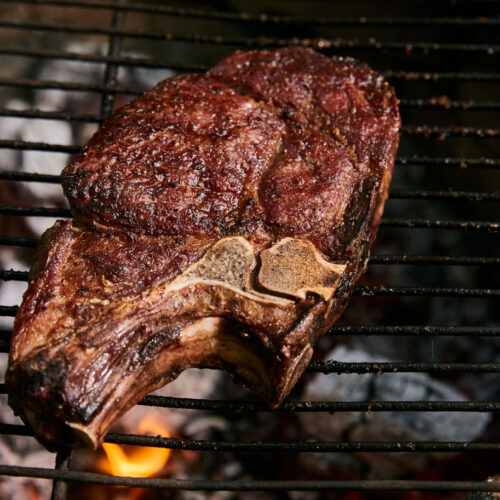perfect campfire steak